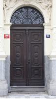 photo texture of door wooden ornate 0004